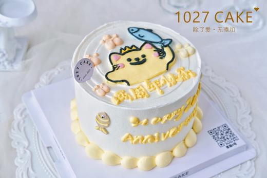 1027CAKE |  手绘蛋糕 ins风  小猫咪 商品图2