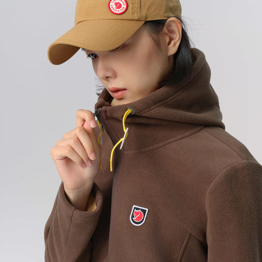 北极狐 女士连帽抓绒外套 2024秋冬新款保暖抓绒休闲衣 04242288 商品图1