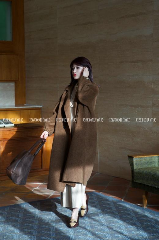 【门店同款】ENJOY冬季柔韧与共松紧袖口大衣 159496749 商品图10