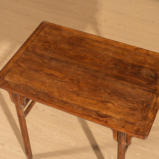 清 红木夹头榫刀牙板平头案 商品图2