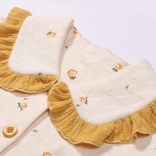 都市丽人睡衣夹棉系列长袖家居服夹层厚女士夹层套装LHT1P9 商品图4