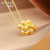【任选3件1998元】黄色18k金繁花盛开吊坠 镶嵌莫桑石挂坠女士礼物MEMORA诗普琳KPE03201（线上专供）一口价 商品缩略图3