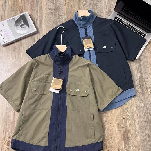 特价 北面UE先锋设计男牛仔拼接可拆卸软壳外套 商品图5