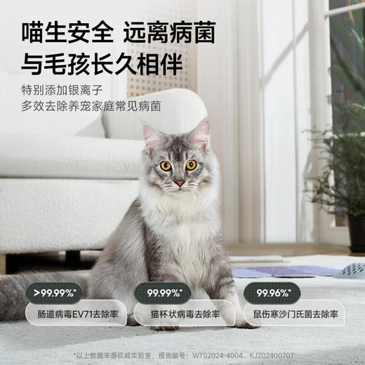 SOLEUSAIR舒乐氏空气净化器宠物吸猫狗浮毛除过敏原除异味净化器家用除甲醛除菌净化机宠物精灵 母婴级养宠净化C01 商品图3