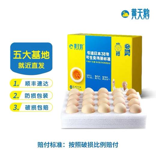 黄天鹅可生食鸡蛋20枚 商品图0