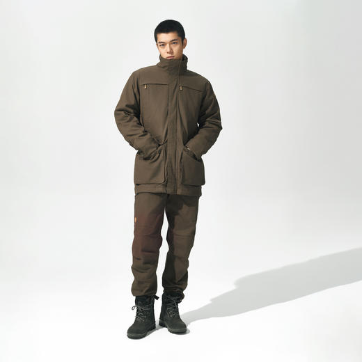 北极狐 男士户外棉夹克 2024防风 防泼水三合一棉服外套12500158 商品图4