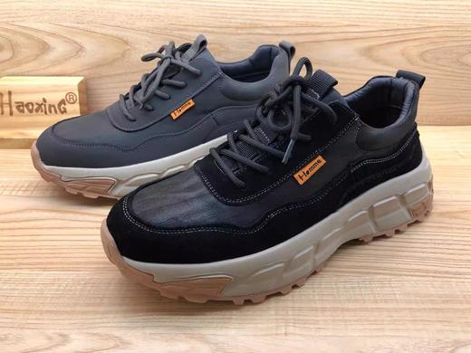 豪行秋时尚休闲韩版潮流真皮男单鞋12356821  尺码 39.40 商品图2