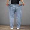 【特大码400斤】【新款DDJ】大依优型大码牛仔裤直筒长裤男舒适弹力休闲商务简约百搭加肥加大男装裤子 商品缩略图3