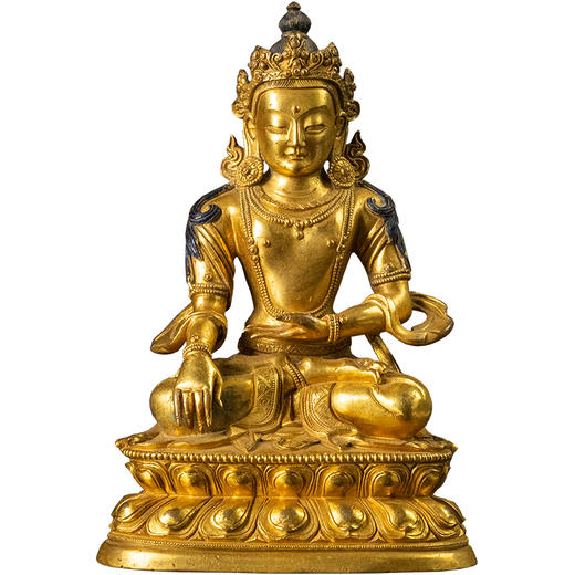 清 铜鎏金佛像 商品图5