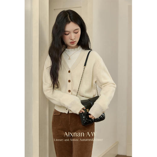 鹿向南「冬日暖阳」  杏色打底衫 商品图3