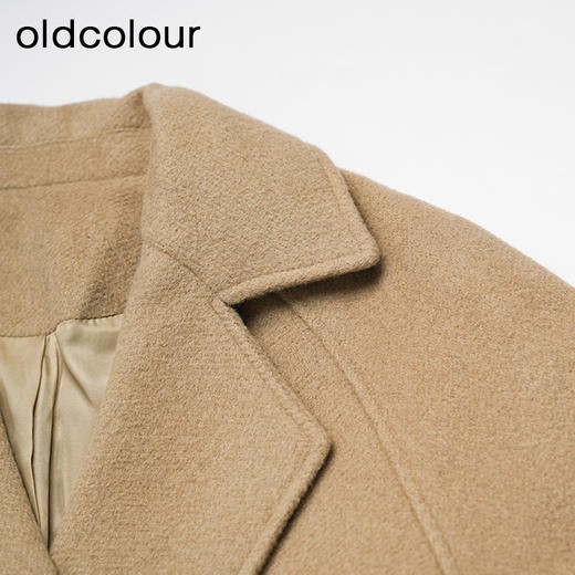 oldcolour冬款设计感时尚气质宽松保暖长款外套女DM46043082 商品图2