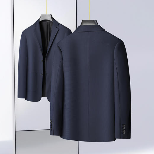 【新款DAB】大依优型品质西服外套商务夹克男宽松加肥加大码上衣胖子正装休闲 商品图4