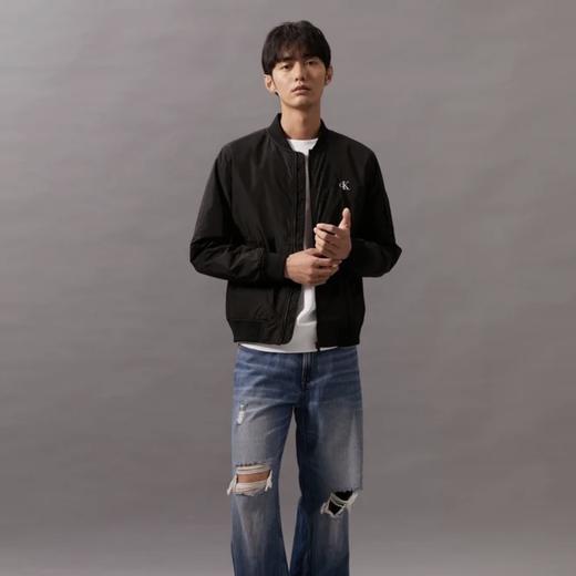 独家渠道！黑色绿色两色，春款，CK jeans24秋季新款官网同步在售  男士刺绣字母棒球飞行员夹克外套 商品图2