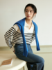 立体间色条纹POLO毛衫FCE3WST055 商品缩略图7