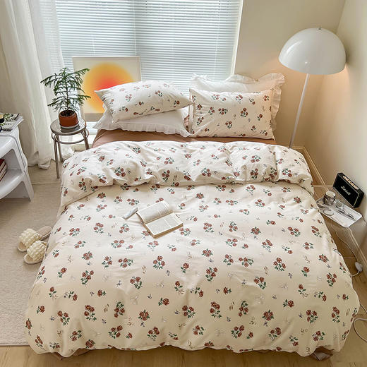【YW】无忧购日系小清新100%全棉四季通用床品四件套YZ161019186（截单后7天发货) 商品图13