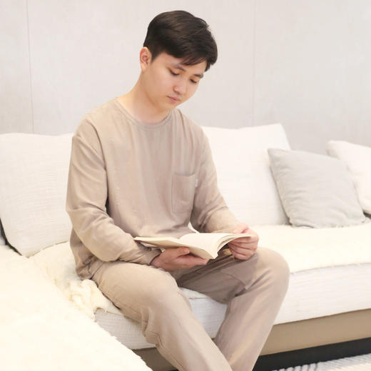 【88元1套】秋冬男士长袖长裤套头家居套装-2243216 商品图0