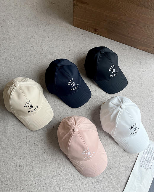 现货 THS 9.30-无 塞林家 字母刺绣凯旋门瘦脸神器 鸭舌棒球帽 5色 CN183 商品图0