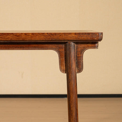 清 红木夹头榫刀牙板平头案 商品图1