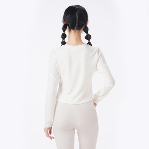 都市丽人保暖衣舒暖单件上衣螺纹单面绒中厚女士保暖衣单件上衣LWTDA7 商品图3