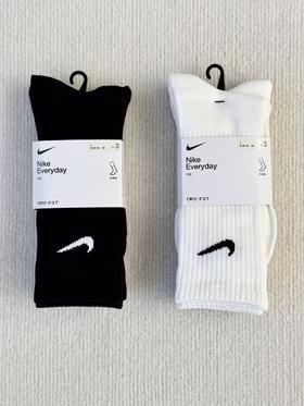 一卡三双 越南产~nk棉质水手袜高帮袜长筒运动袜  经典简约百搭长筒袜袜子  水手袜