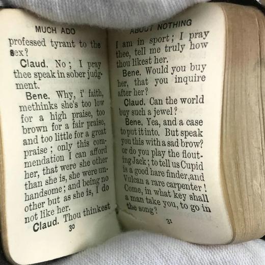 微型书！ 约20世纪早期 莎士比亚全集（全40卷） 配木质小书架 商品图8