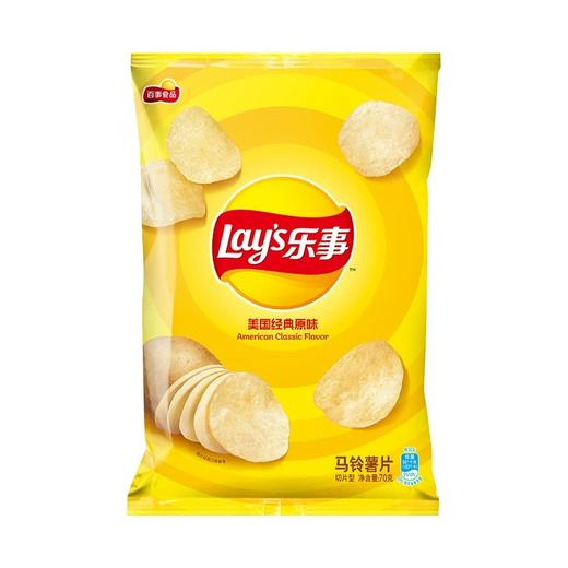乐事 薯片经典原味70g/袋 商品图0