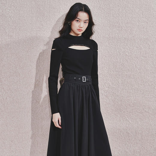 贵雅*风修身显瘦针织上衣2024秋冬女 商品图1