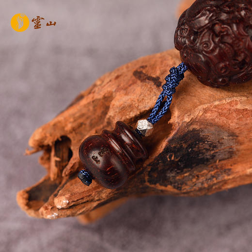 灵山木迦·貔貅紫檀挂件 商品图3