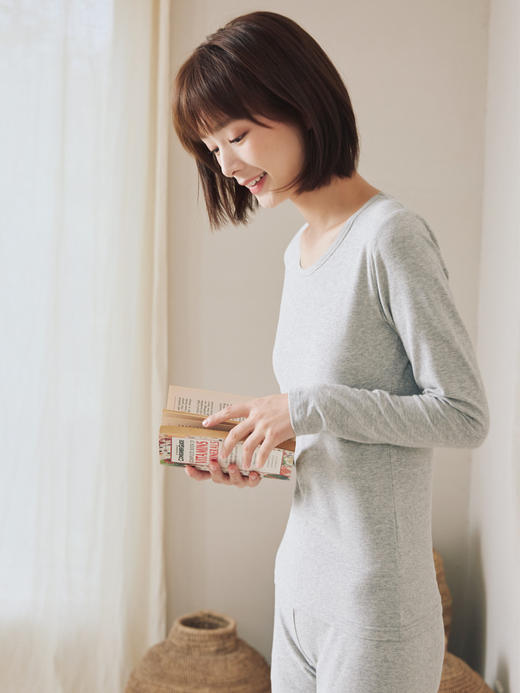 秋冬新款保暖内衣套装女秋衣秋裤女士纯棉套装打底内穿保暖内衣全棉学生内衣套装冬季 商品图2