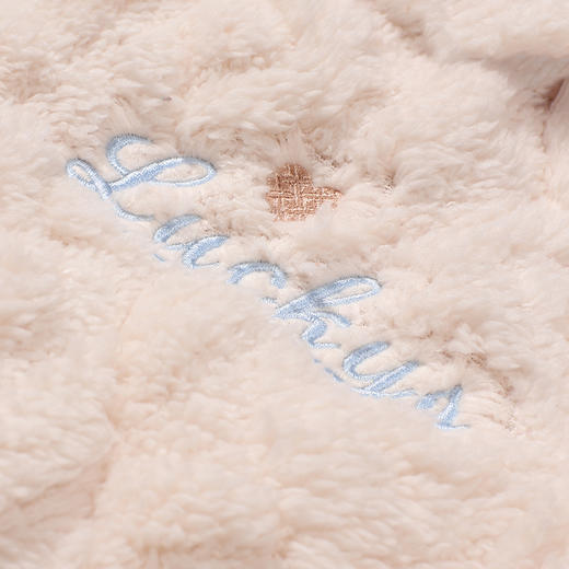 都市丽人睡衣夹棉系列长袖家居服长毛绒提花夹棉加厚女士夹棉套装LHT1P2 商品图5