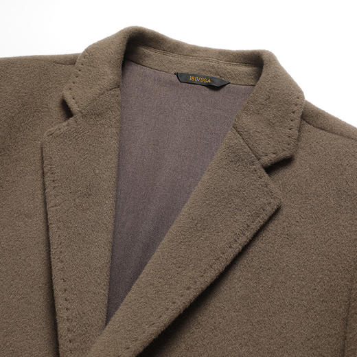 【100%绵羊毛】【新款DAB】大依优型品质绵羊毛双面呢大衣西服外套商务夹克男宽松加肥加大码上衣胖子正装休闲 商品图7