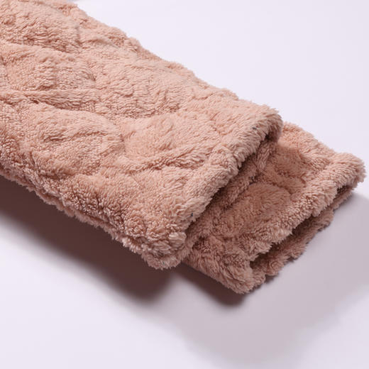 都市丽人睡衣夹棉系列长袖家居服长毛绒提花夹棉加加厚女士夹棉套装LHT1U1 商品图8