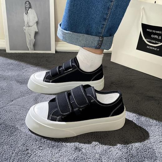 帆布鞋女2024新款女鞋春秋韩版学生运动休闲鞋女式低帮板鞋女新款爆款小红书同款 商品图3
