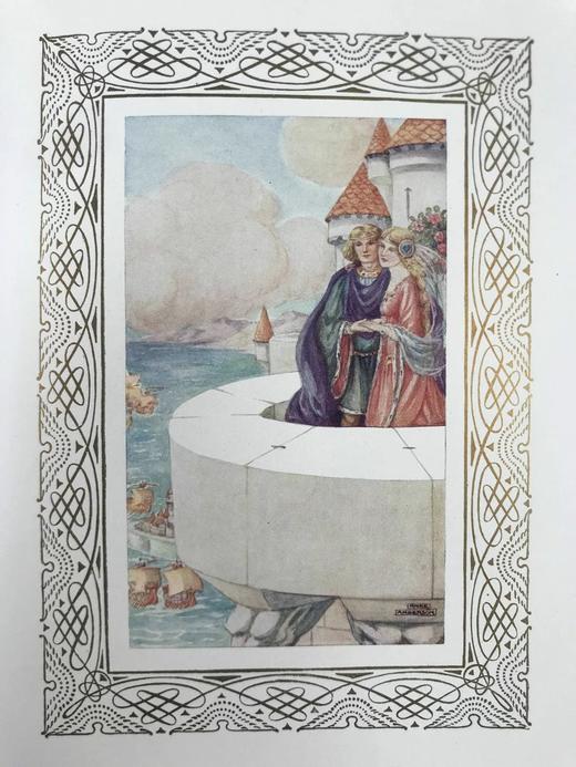 1911年《奥卡辛与尼克莱》 安安德森6幅彩色插图 漆布精装16开 商品图8