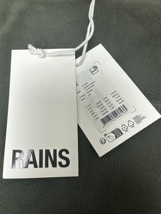 丹麦Rains圆领抓绒衣男女同款 商品图14