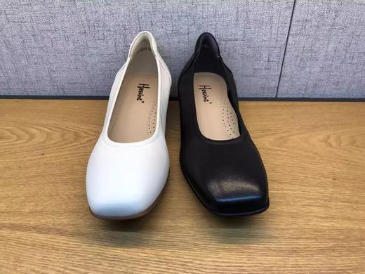 豪行春季新品时尚休闲真皮浅口女鞋工装鞋22180201 商品图2