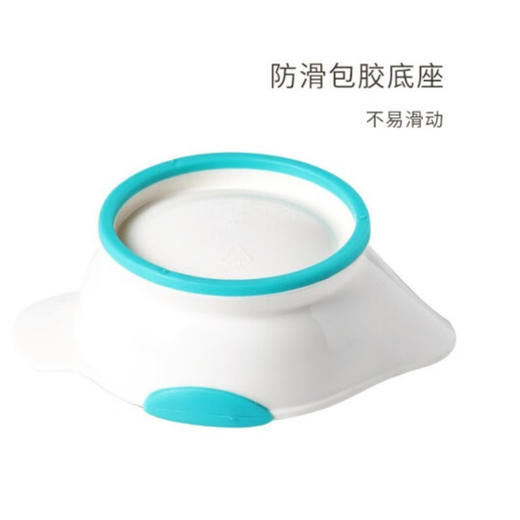 【宝宝辅食碗，研磨套装，一碗多用】日康婴儿碗勺餐具套装 宝宝防摔吃饭训练碗辅食碗-QQ 商品图4