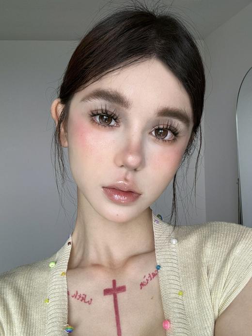 mimipark日抛  银迹 灰/ 梵弥 棕 14.2mm 非离子 【日抛无售后！！】 商品图1