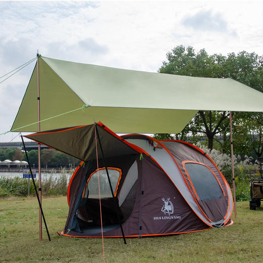 徽羚羊  户外露营休闲防雨遮阳涂银天幕  HLY-TM-22037 商品图2