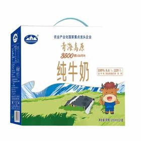 青海湖纯牛奶200ml*10/件