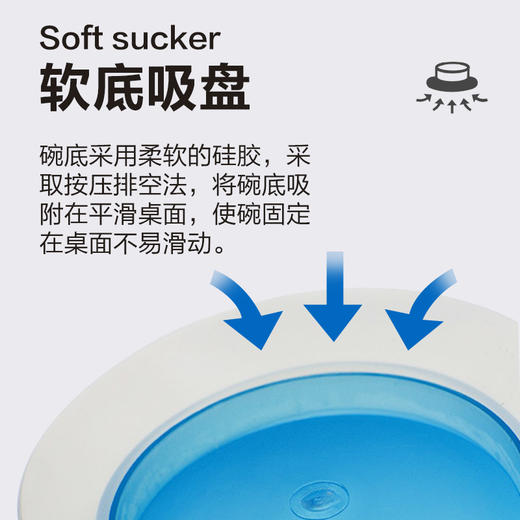 【助食碗】防抖助食碗吃饭防摔吸盘碗 商品图2