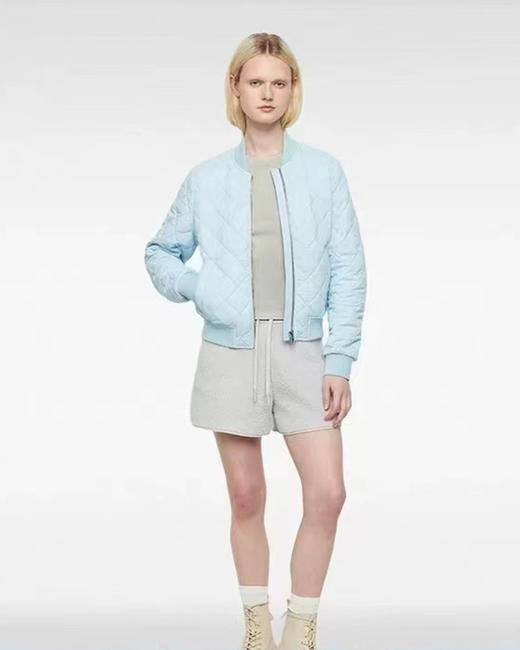 现货 THS 9.30-限时 剪刀家 女士菱格绗缝立领棒球服 2色 BF1058 商品图2