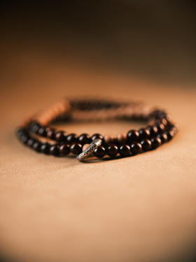 炁体源流串 紫檀配老山檀【器悟雅玩】