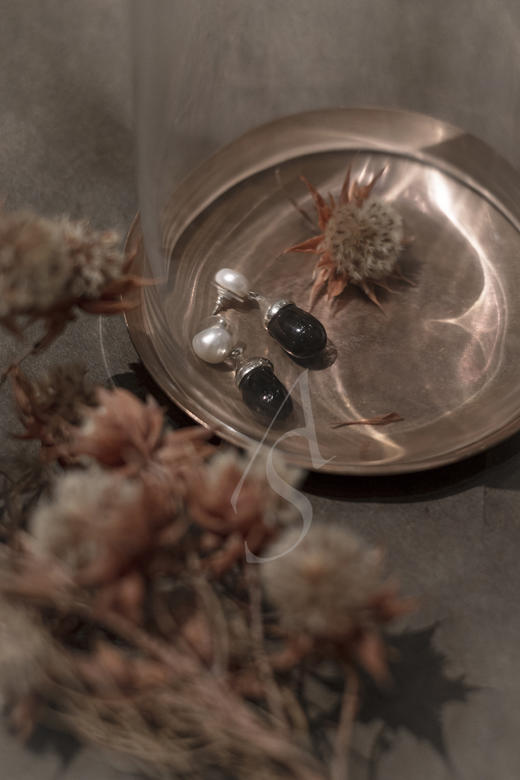 Sophie Buhai  纯银/镀金珍珠缟玛瑙Audrey耳环 商品图13