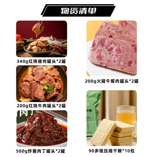 【三防铁桶 长期储备】营养应急储备口粮 商品图1