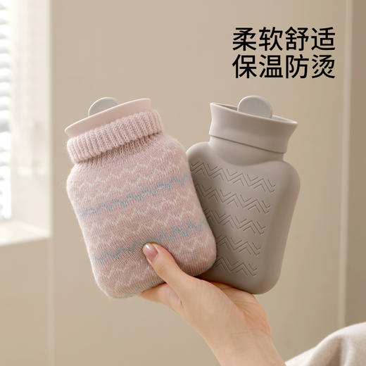 FaSoLa暖水袋注水热水袋注水加厚防爆暖肚子暖手宝女小号暖腰热敷 商品图3