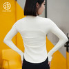 跃牌【周游世界系列】 健身服女秋冬款高弹力立领高级感跑步运动上衣半拉链透气显瘦长袖 TP0660 商品缩略图5