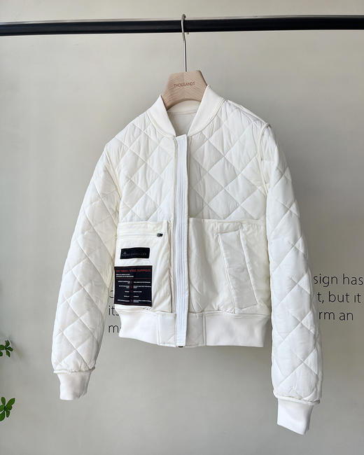 现货 THS 9.30-限时 剪刀家 女士菱格绗缝立领棒球服 2色 BF1058 商品图14