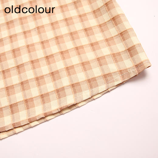 oldcolour春秋款格子衬衫气质百搭减龄长袖衬衫女DN13013006 商品图3