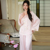 【秋冬严选❗️新中式国风睡衣套装】新款高级感冰丝家居服睡裤秋季女士长袖长裤可外穿 商品缩略图4